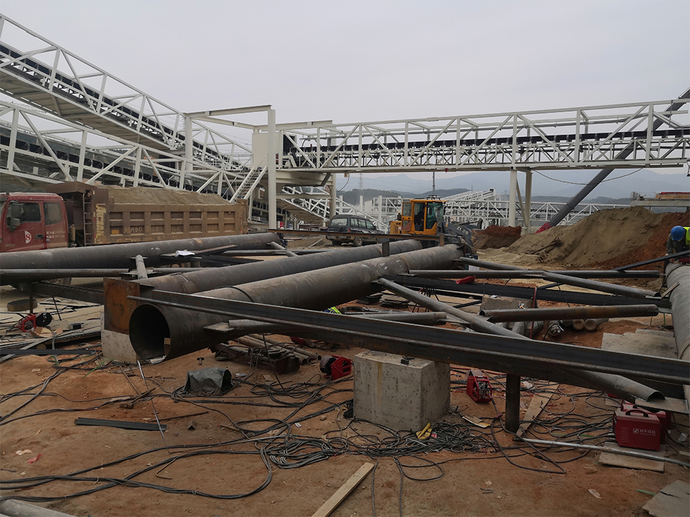 哈尔滨螺旋钢板仓湛江5000吨项目进展